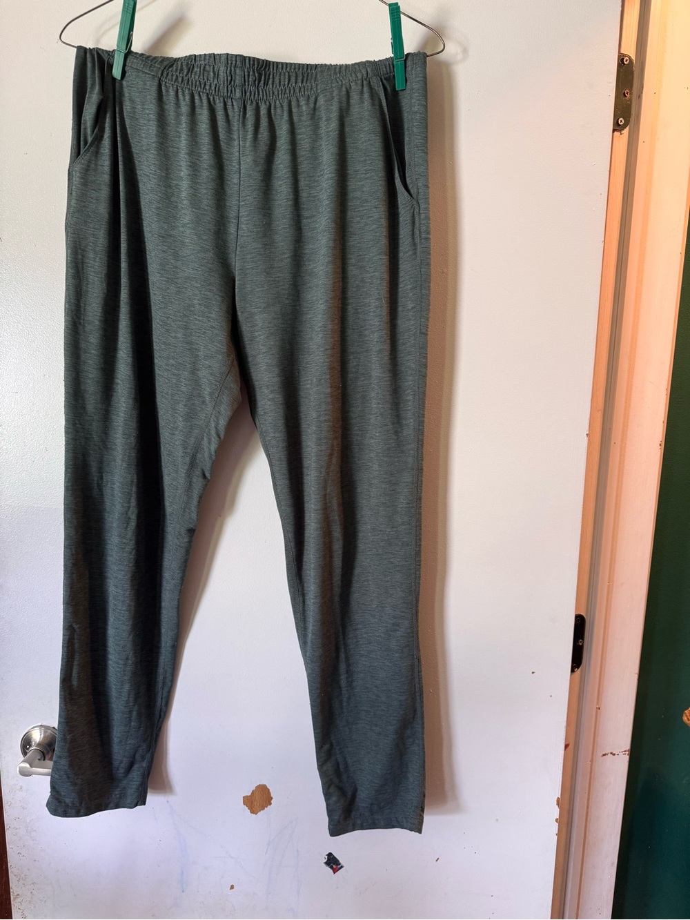 Green soft lounge pants